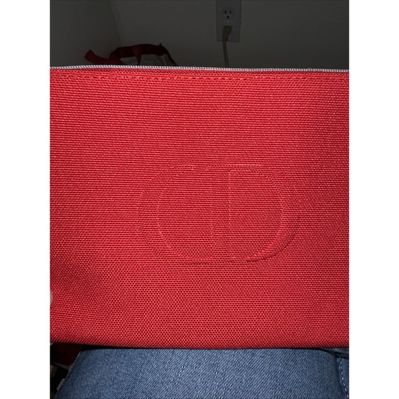 Dior Red Limited Edition Cosmetics Pouch Makeup Bag BNIB Authentic GWP & Gb - Picture 4 of 7